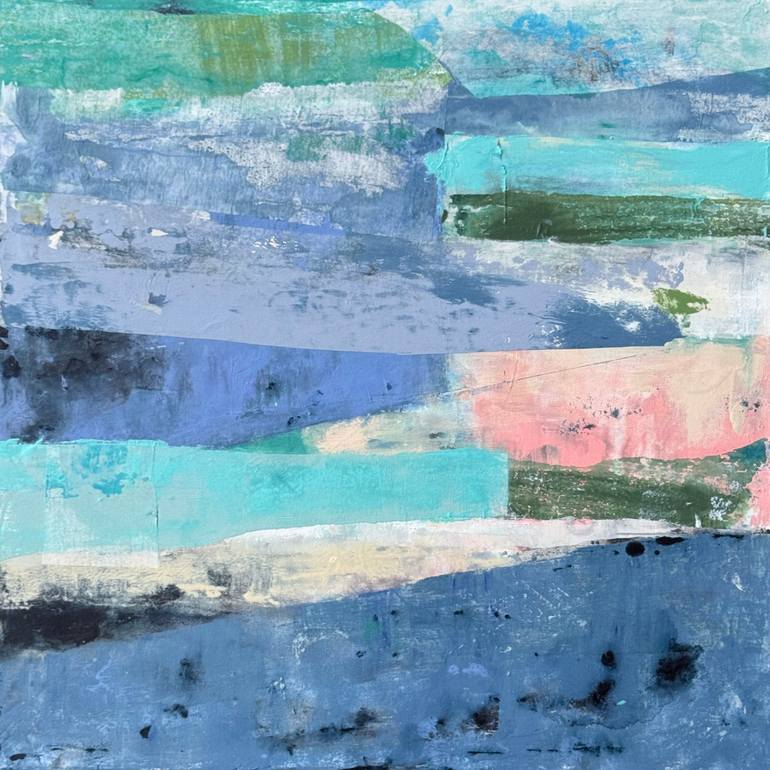 Original Color Field Painting Abstract Mixed Media by Adam Collier Noel