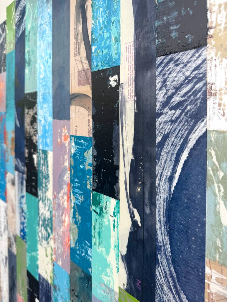 Original Modernism Abstract Collage by Adam Collier Noel