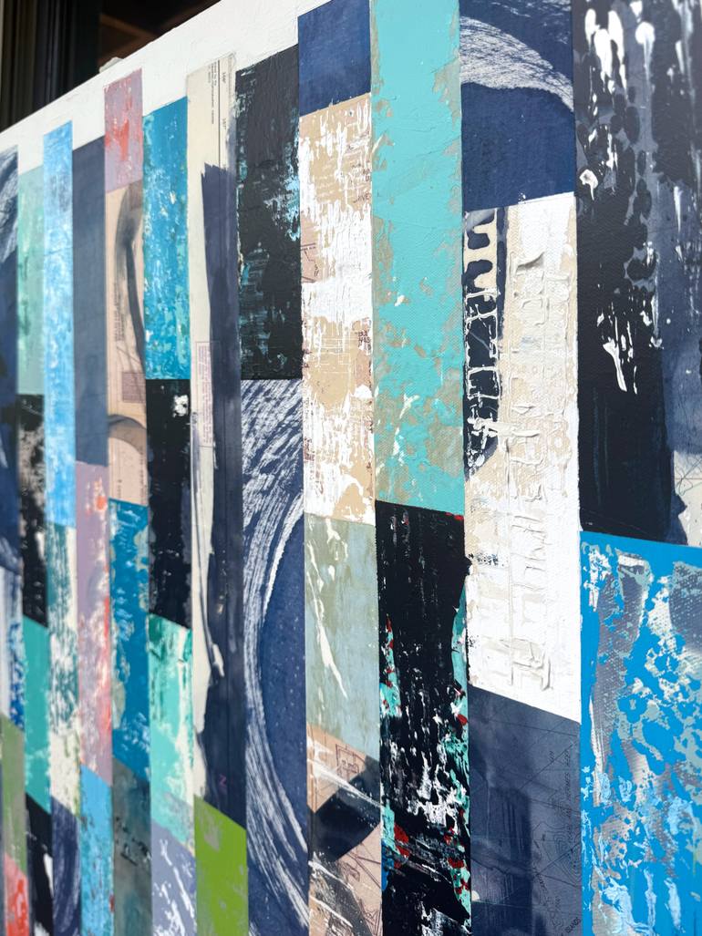 Original Modernism Abstract Collage by Adam Collier Noel
