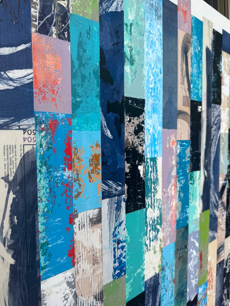 Original Modernism Abstract Collage by Adam Collier Noel