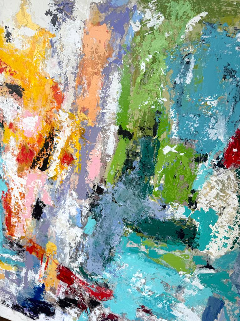 Original Abstract Expressionism Abstract Mixed Media by Adam Collier Noel