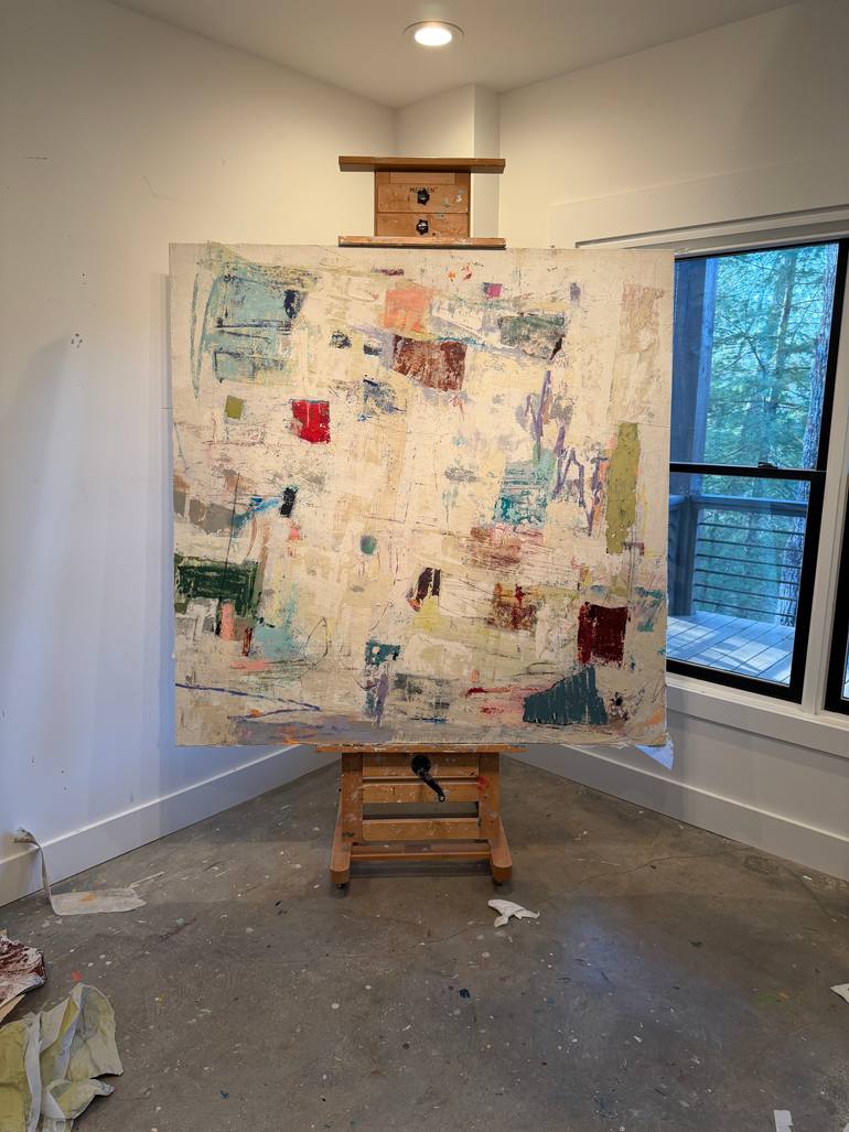 Original Abstract Expressionism Abstract Painting by Adam Collier Noel