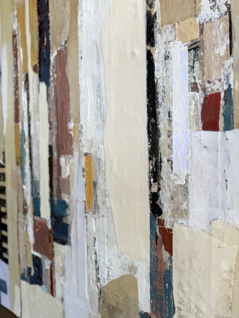 Original Abstract Expressionism Abstract Collage by Adam Collier Noel