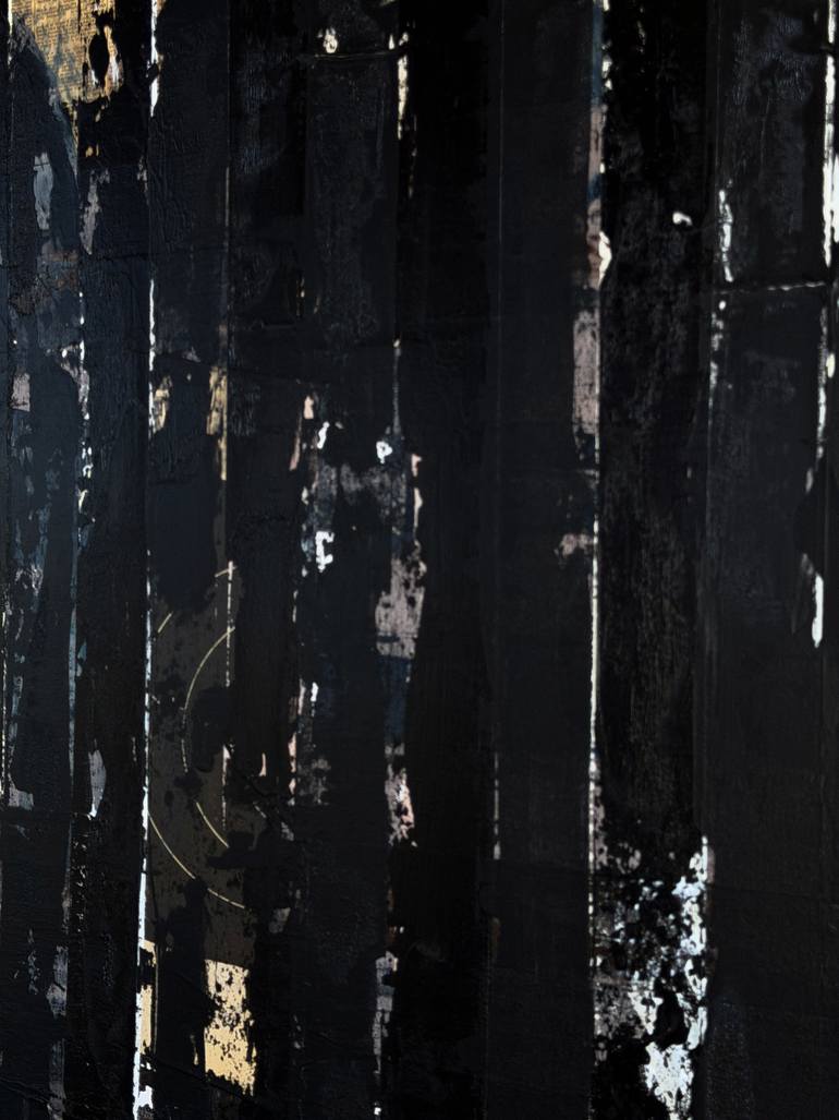 Original Abstract Expressionism Abstract Collage by Adam Collier Noel