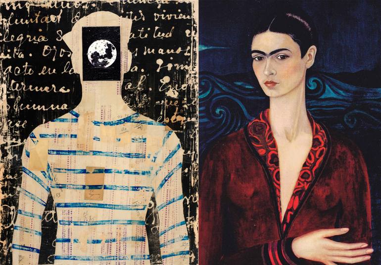 Original Figurative Fashion Collage by Adam Collier Noel