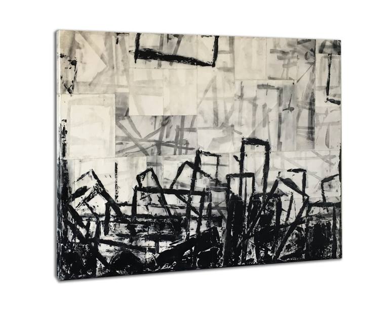 Original Cubism Abstract Collage by Adam Collier Noel