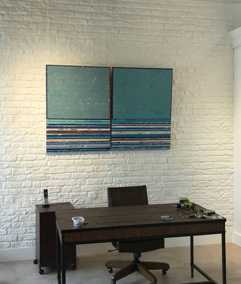 Original Minimalism Abstract Painting by Adam Collier Noel