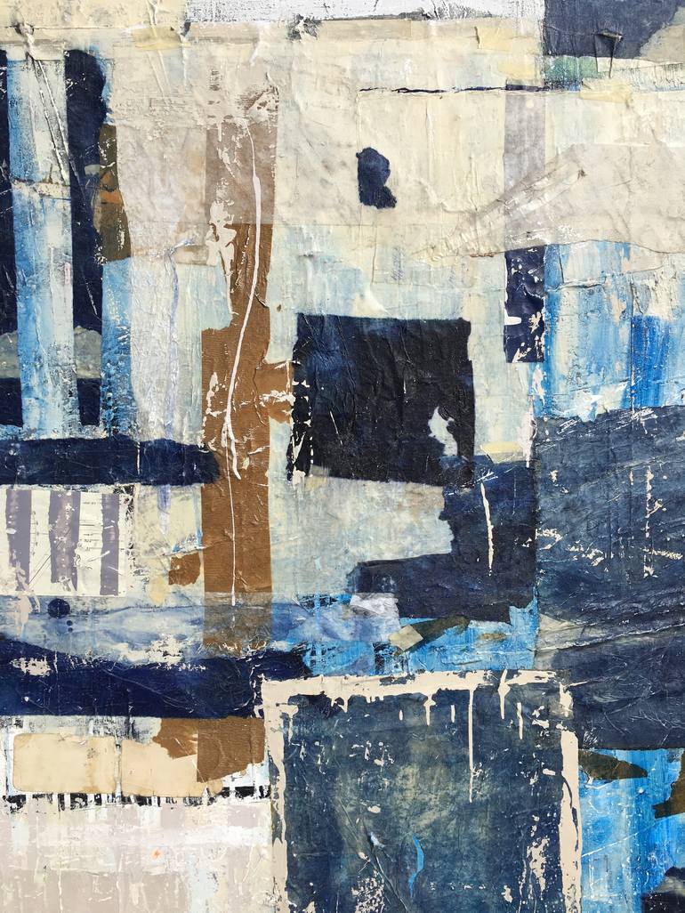 Original Abstract Collage by Adam Collier Noel