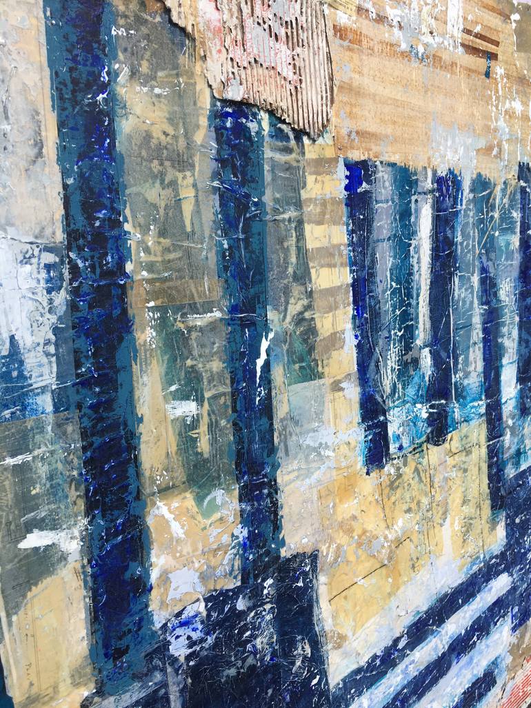 Original Expressionism Abstract Collage by Adam Collier Noel