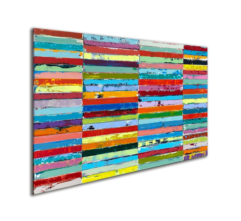 Original Pop Art Abstract Painting by Adam Collier Noel