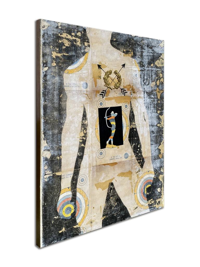 Original Figurative Classical mythology Collage by Adam Collier Noel