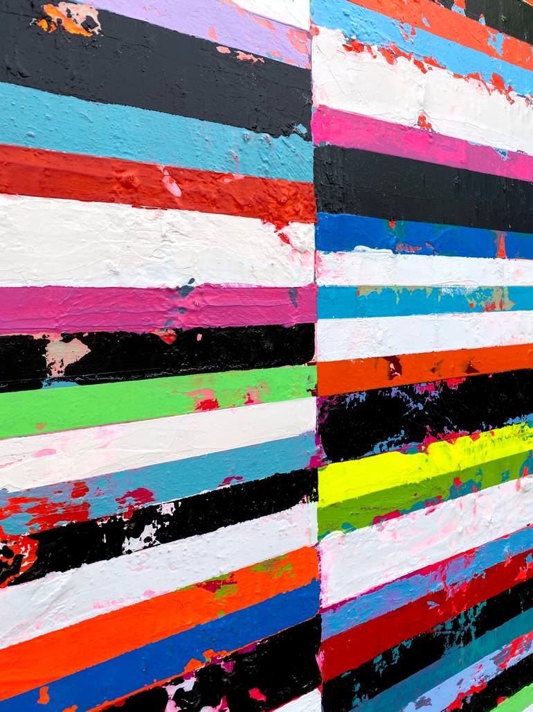 Original Pop Art Abstract Painting by Adam Collier Noel