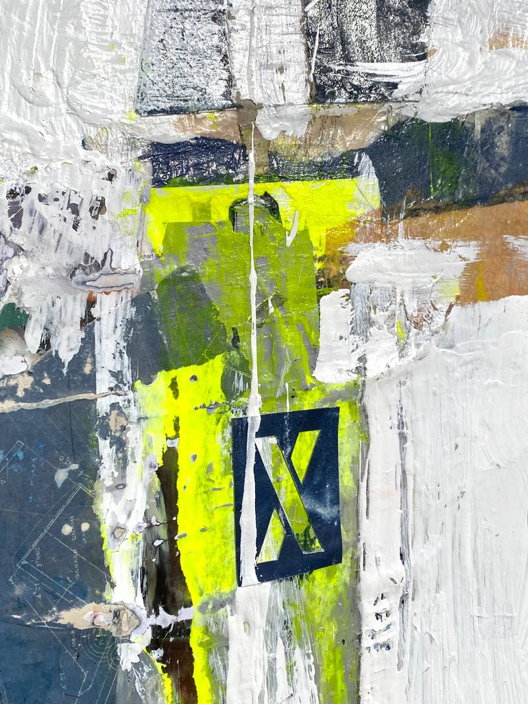 Original Street Art Abstract Painting by Adam Collier Noel