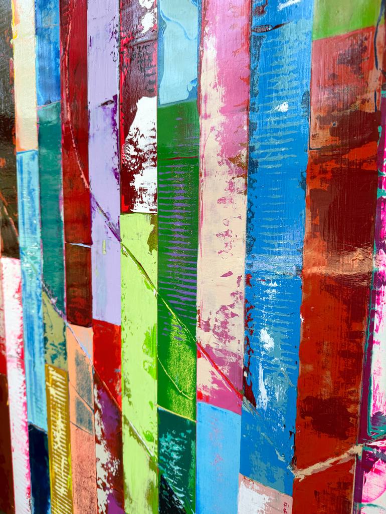 Original Abstract Love Painting by Adam Collier Noel