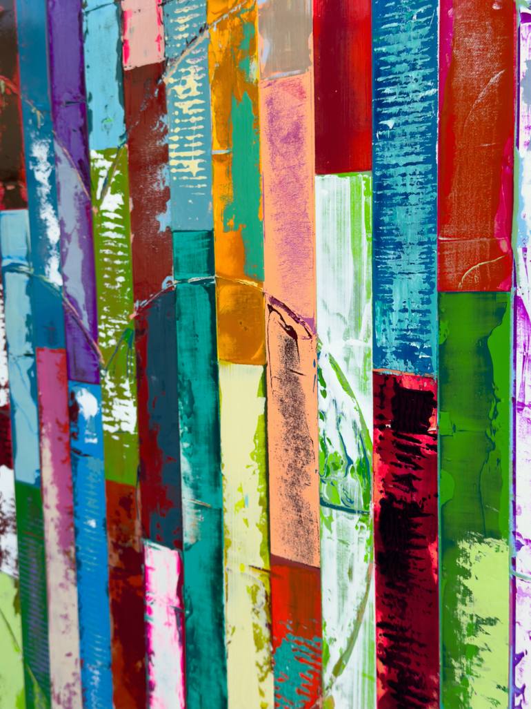 Original Abstract Love Painting by Adam Collier Noel