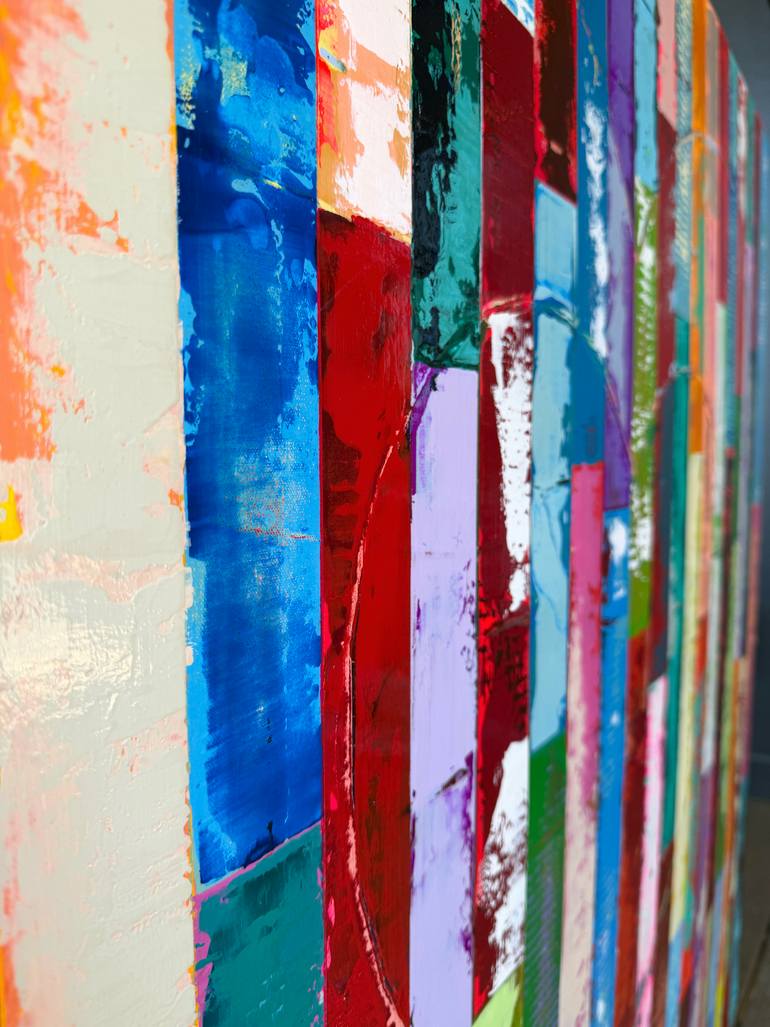 Original Abstract Love Painting by Adam Collier Noel