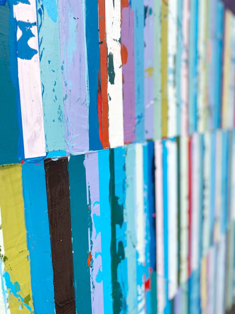 Original Pop Art Abstract Painting by Adam Collier Noel