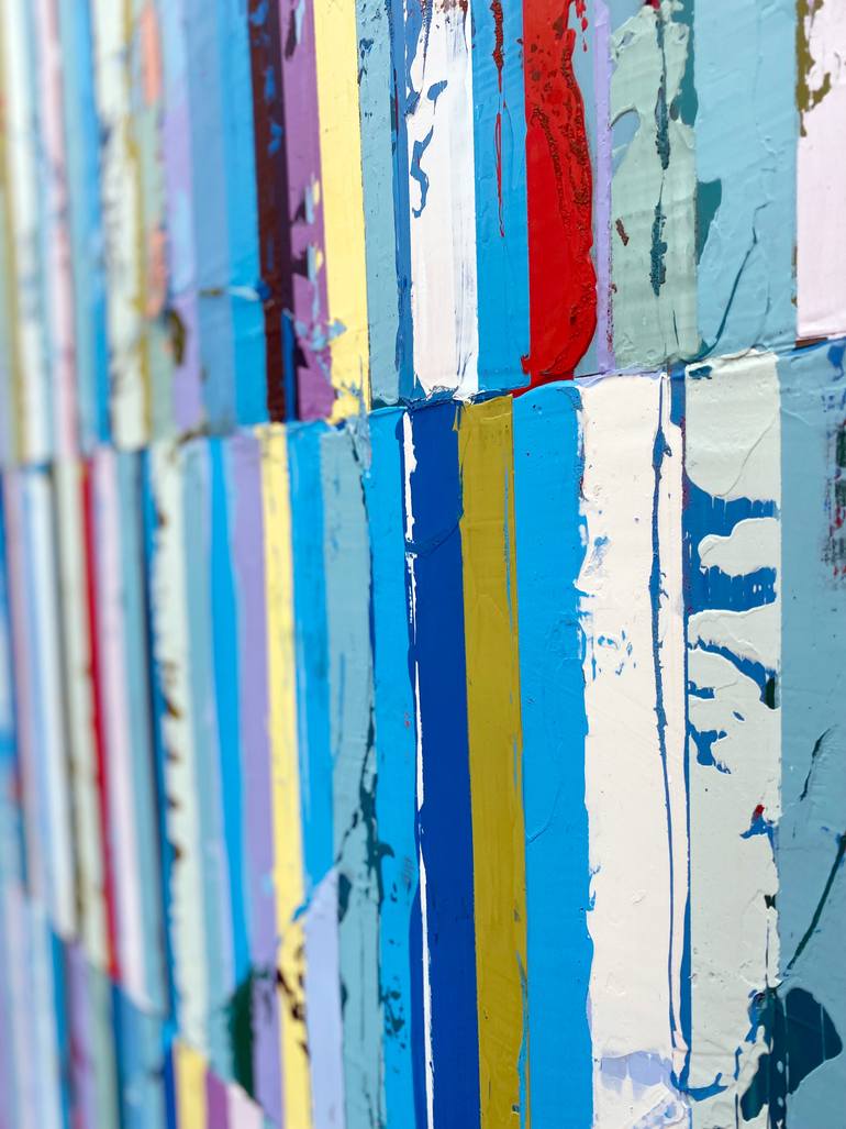 Original Pop Art Abstract Painting by Adam Collier Noel