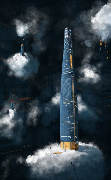 Lotte Tower in the space village - Limited Edition of 20 thumb
