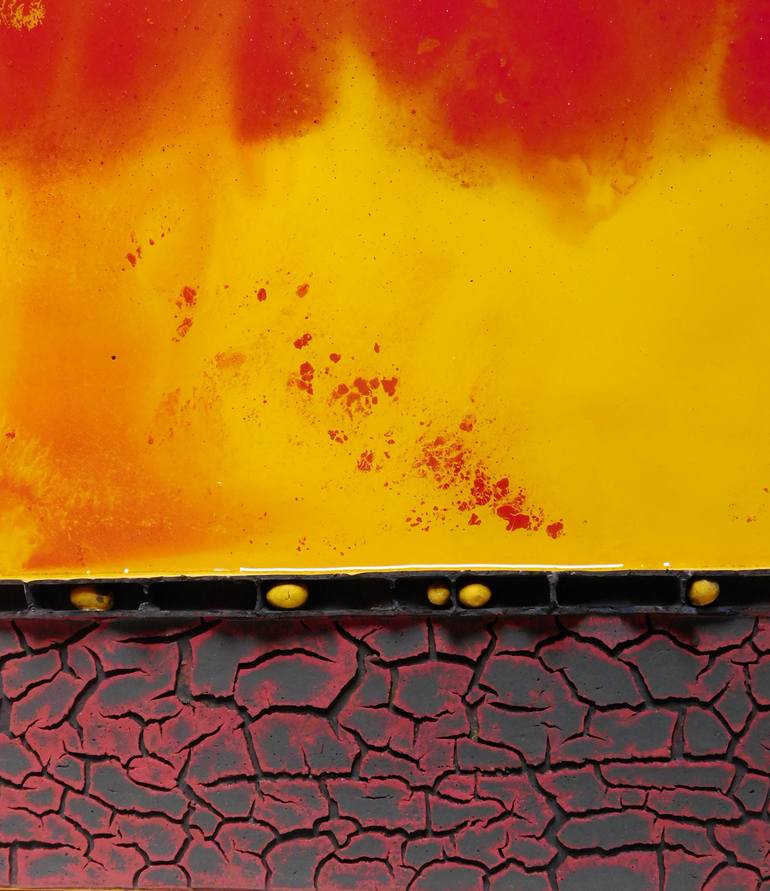 Original Abstract Landscape Painting by Pin Vega