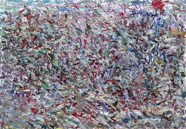 Original Color Field Painting Abstract Painting by Zohar Cohen