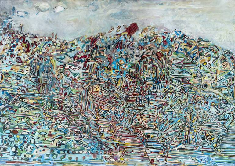 Original Abstract Expressionism Abstract Paintings by Zohar Cohen