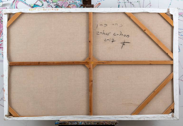 Original Abstract Expressionism Abstract Painting by Zohar Cohen