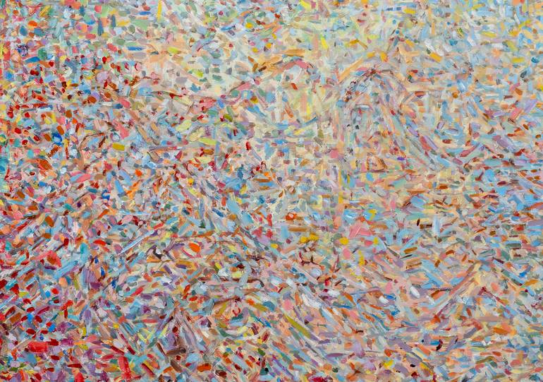 Original Abstract Expressionism Abstract Painting by Zohar Cohen