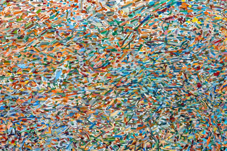 Original Abstract Expressionism Abstract Painting by Zohar Cohen