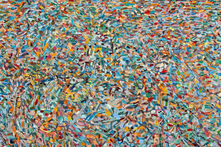 Original Abstract Expressionism Abstract Painting by Zohar Cohen