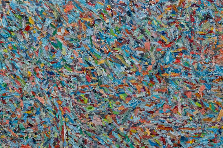 Original Abstract Expressionism Abstract Painting by Zohar Cohen