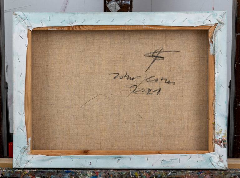 Original Abstract Expressionism Abstract Painting by Zohar Cohen