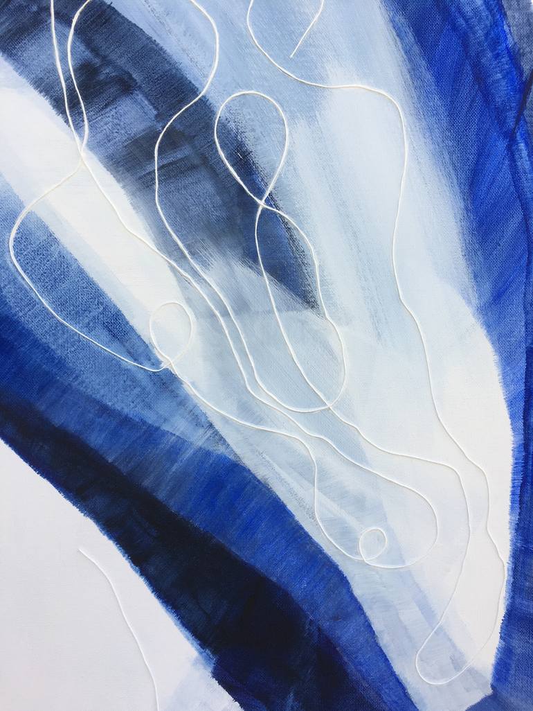 Original Art Deco Abstract Painting by Jessy Cho