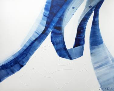 Saatchi Art Artist Jessy Cho; Painting, “Wind Blue 79” #art