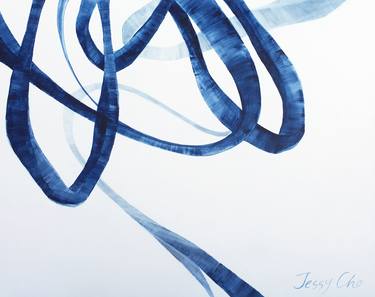 Saatchi Art Artist Jessy Cho; Painting, “Wind Blue 70” #art