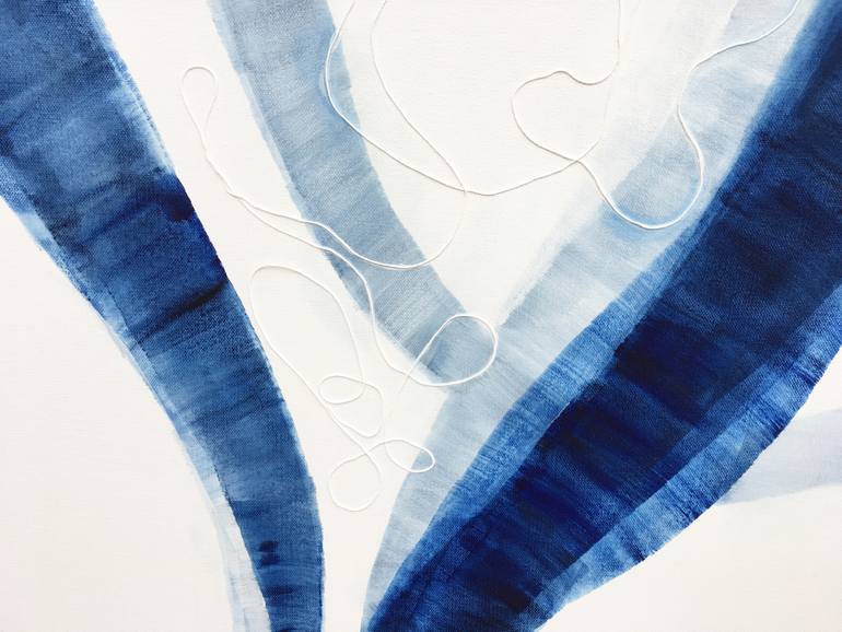 Original Art Deco Abstract Painting by Jessy Cho