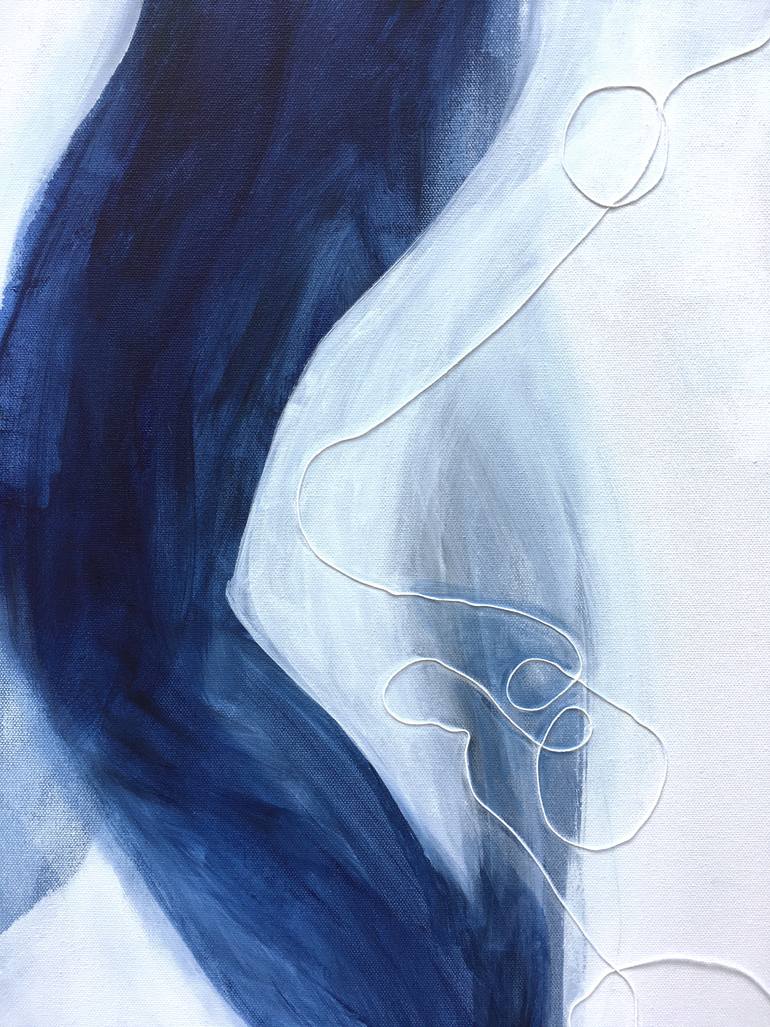 Original Art Deco Abstract Painting by Jessy Cho