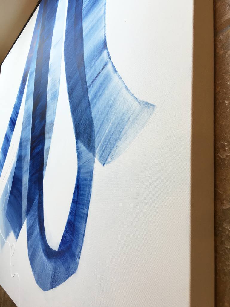 Original Art Deco Abstract Painting by Jessy Cho