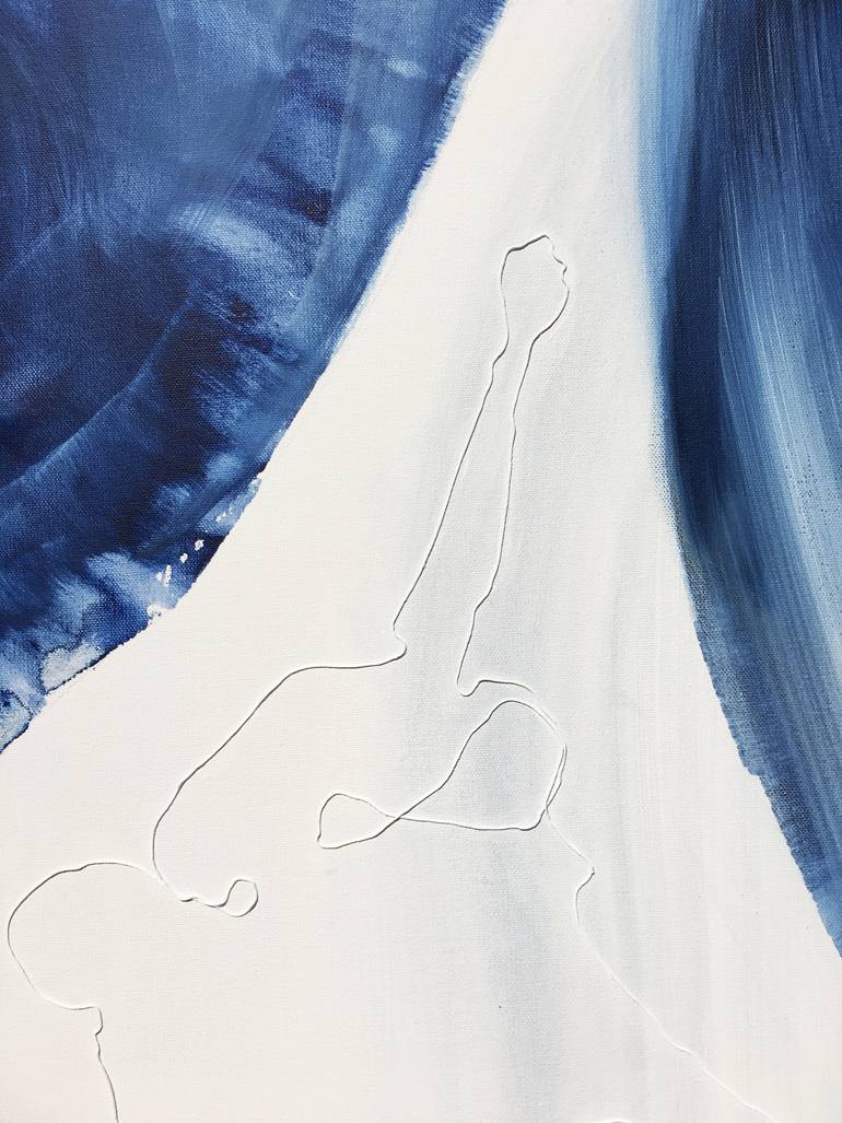 Original Art Deco Abstract Painting by Jessy Cho