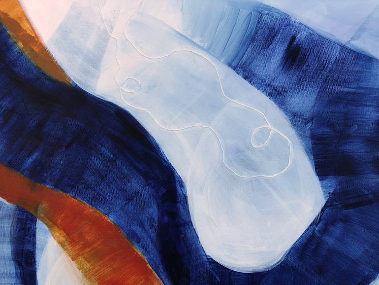 Original Abstract Expressionism Abstract Painting by Jessy Cho