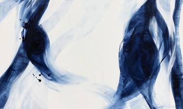 Saatchi Art Artist Jessy Cho; Painting, “Wind Blue 218 (Framed)” #art