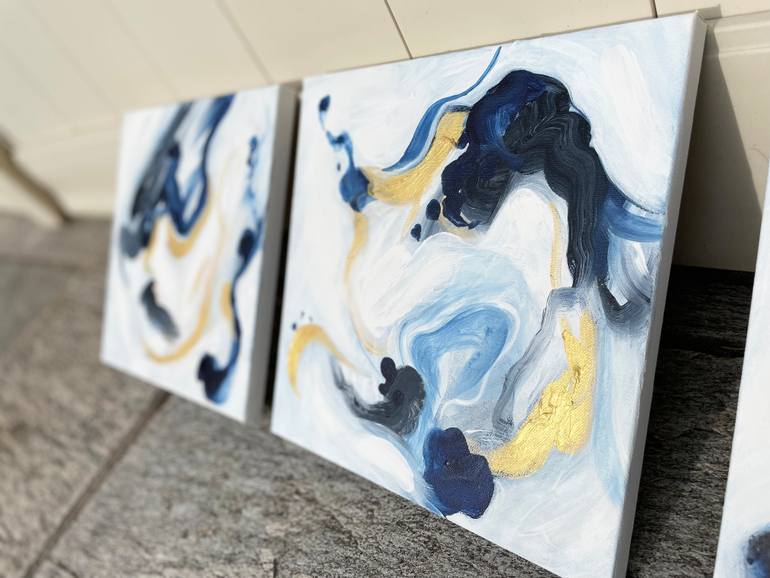 Original Abstract Expressionism Abstract Painting by Jessy Cho