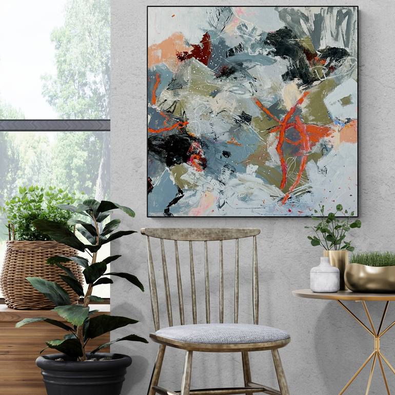 Original Abstract Expressionism Abstract Painting by Jeffrey Tover