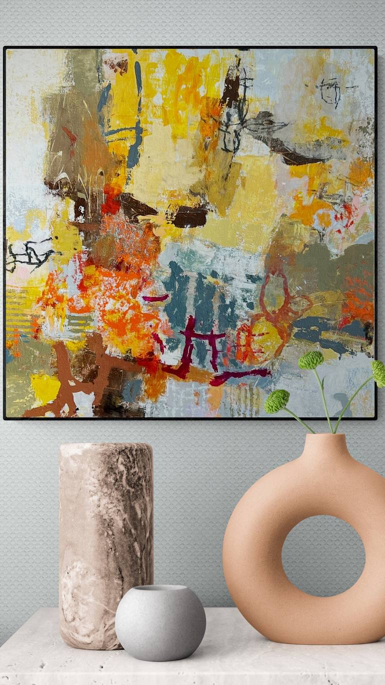 Original Abstract Expressionism Abstract Painting by Jeffrey Tover