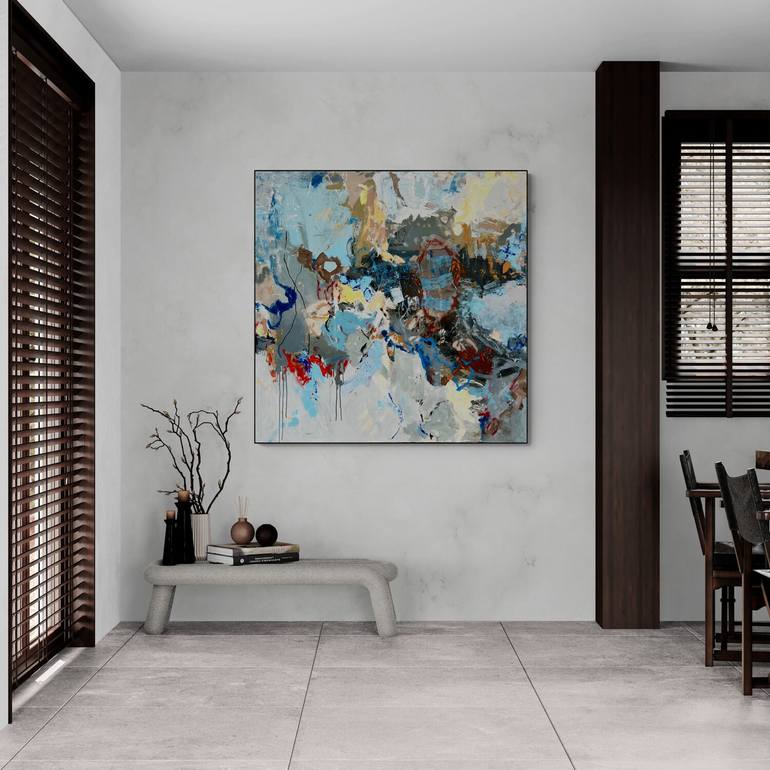 Original Abstract Expressionism Abstract Painting by Jeffrey Tover