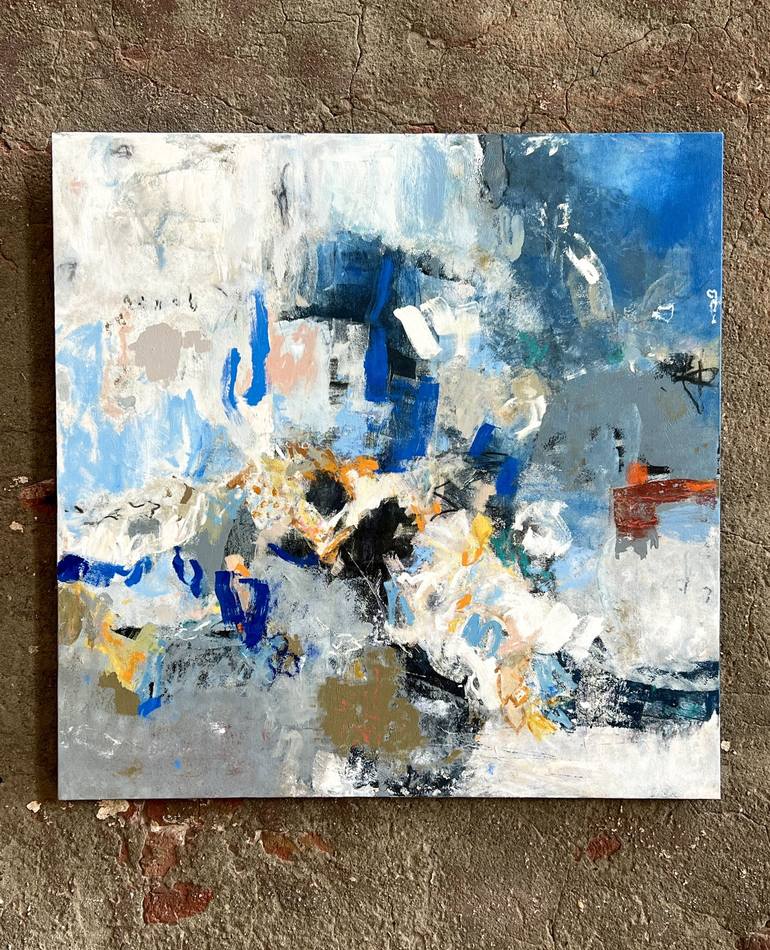 Original Abstract Expressionism Abstract Painting by Jeffrey Tover