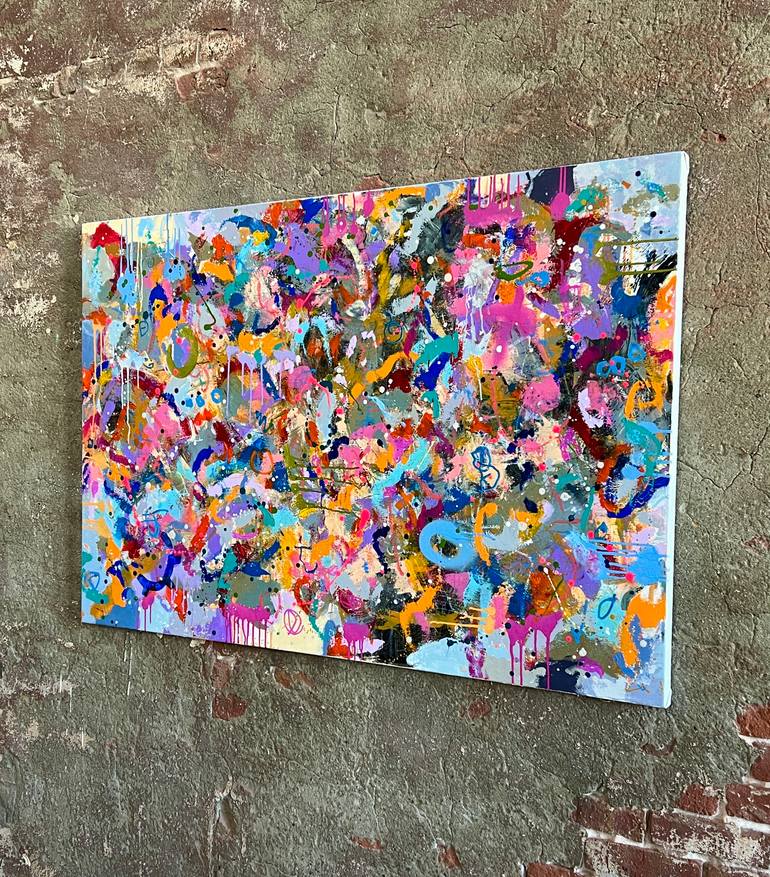 Original Abstract Expressionism Abstract Painting by Jeffrey Tover