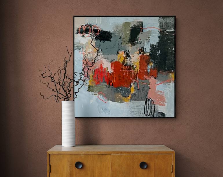 Original Abstract Expressionism Abstract Painting by Jeffrey Tover