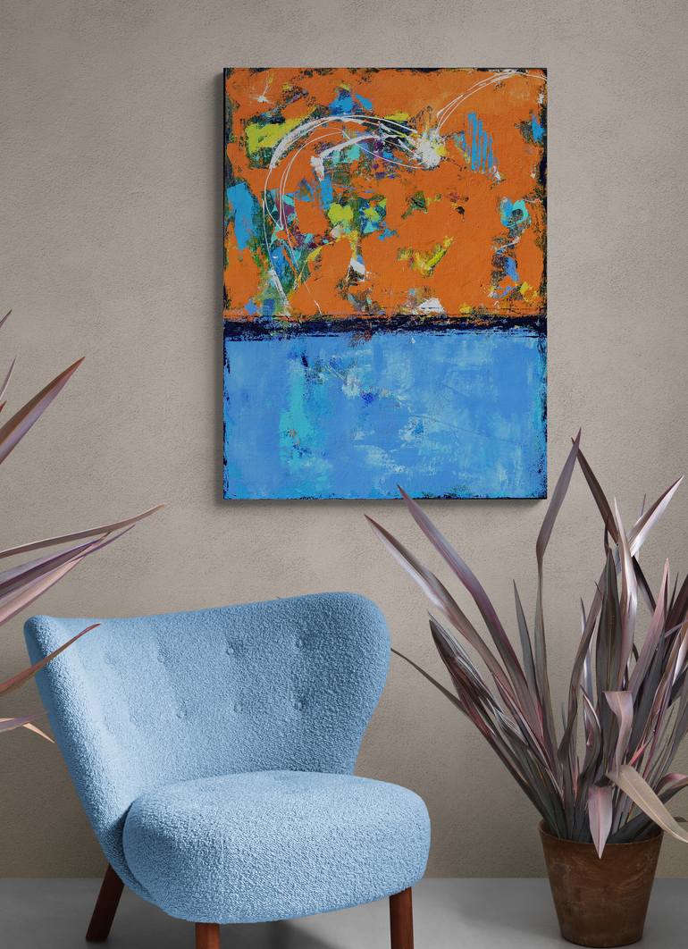 Original Abstract Expressionism Abstract Painting by Jeffrey Tover