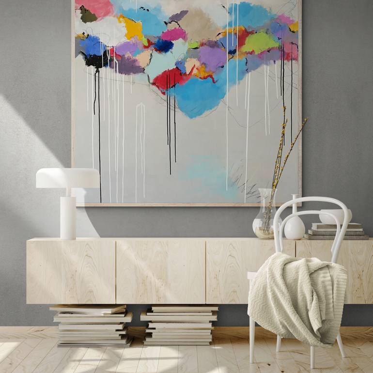 Original Abstract Expressionism Abstract Painting by Jeffrey Tover